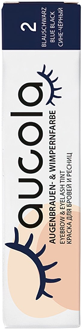 Aucola Augenbrauen & Wimpernfarbe 2 Blauschwarz 15 ml