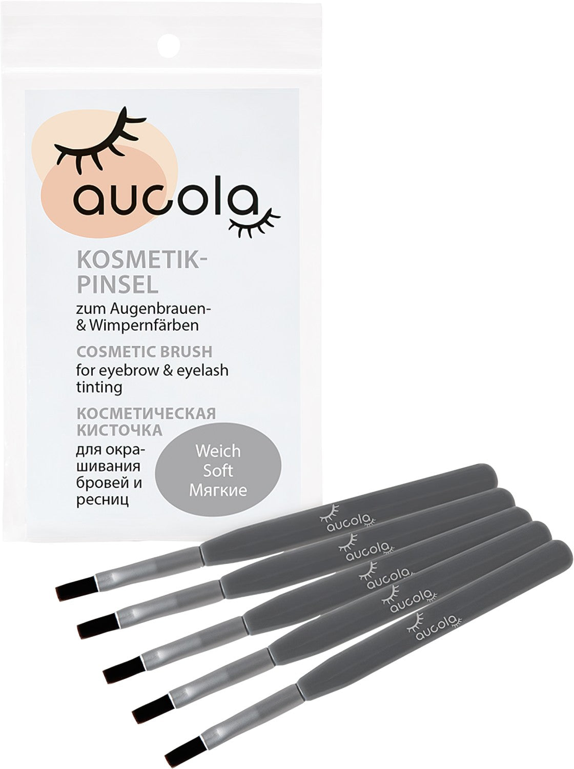 Aucola Kosmetikpinsel 5er Set weich