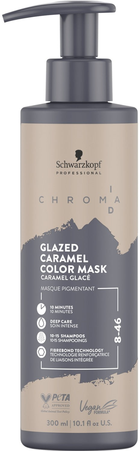 Schwarzkopf Chroma ID Glazed Caramel Color Mask 8 46 300 ml