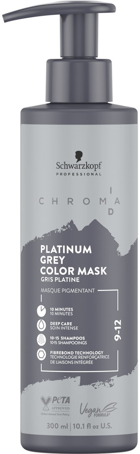 Schwarzkopf Chroma ID Platinum Grey Color Mask 9 12 300 ml