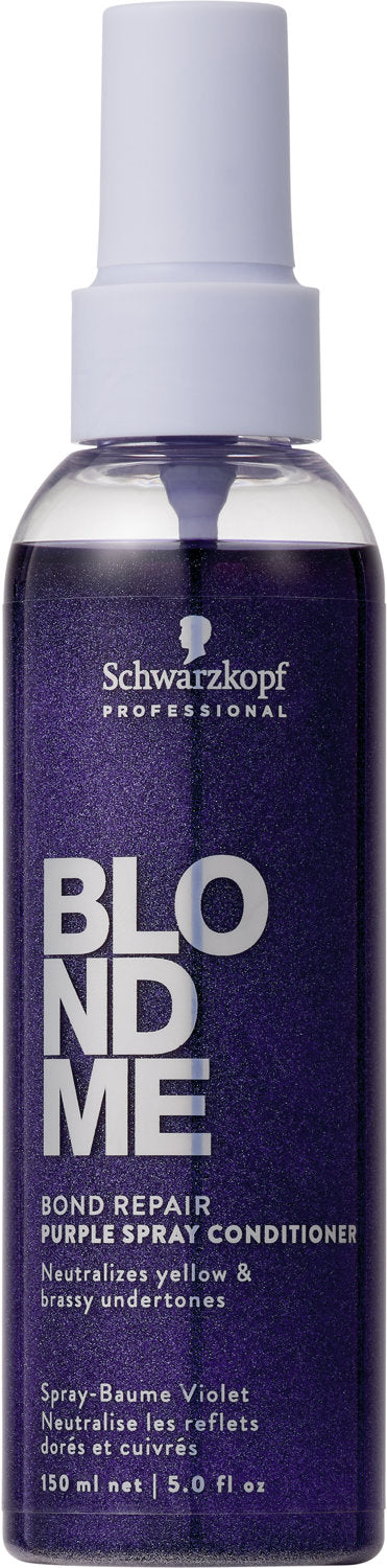 Schwarzkopf BlondMe Bond Repair Purple Spray Conditioner 150 ml