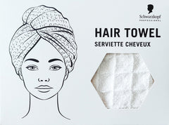 Schwarzkopf Hair Towel Weiß