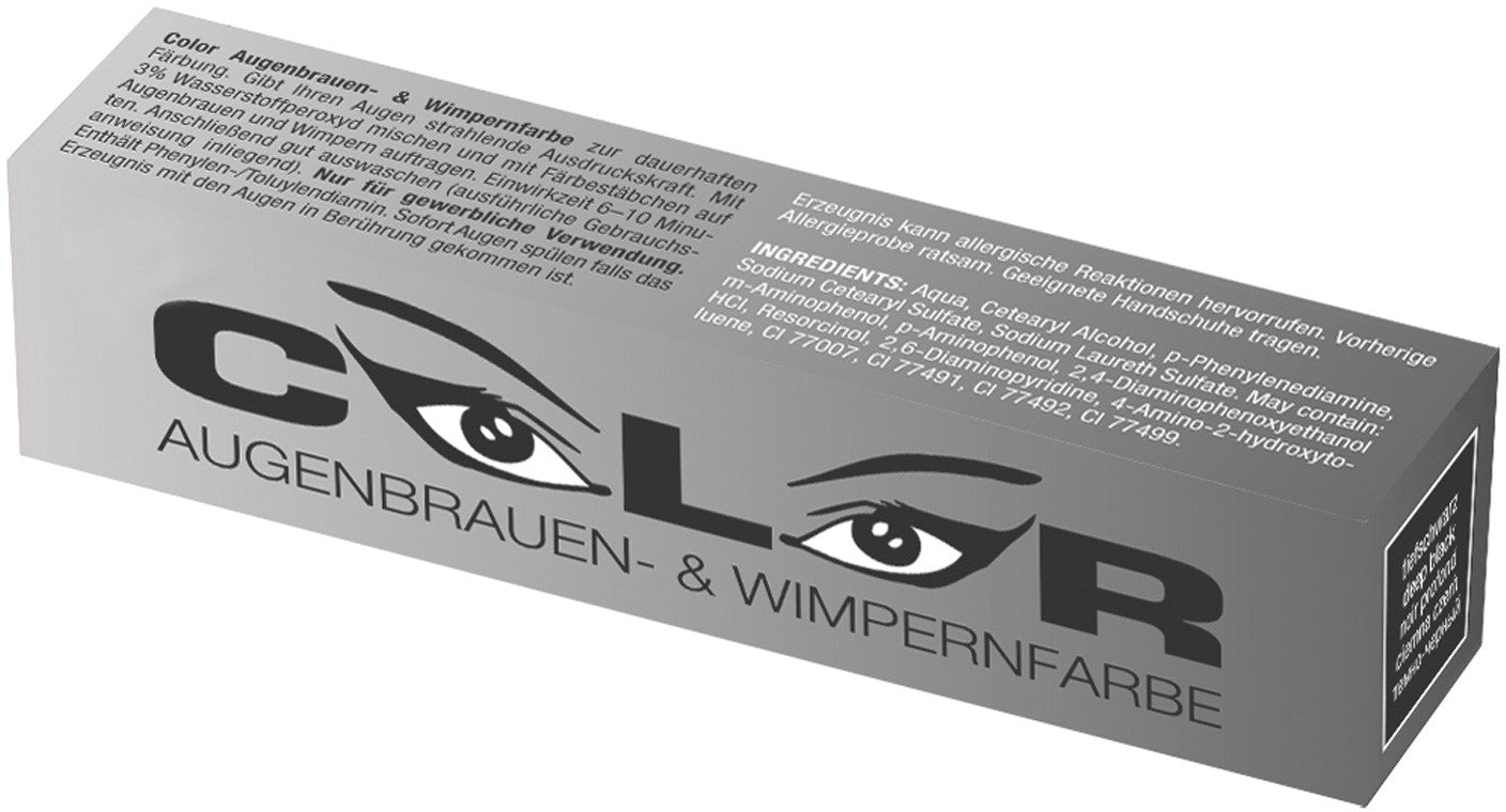 Comair Color Augenbrauen & Wimpernfarbe tiefschwarz 15 ml