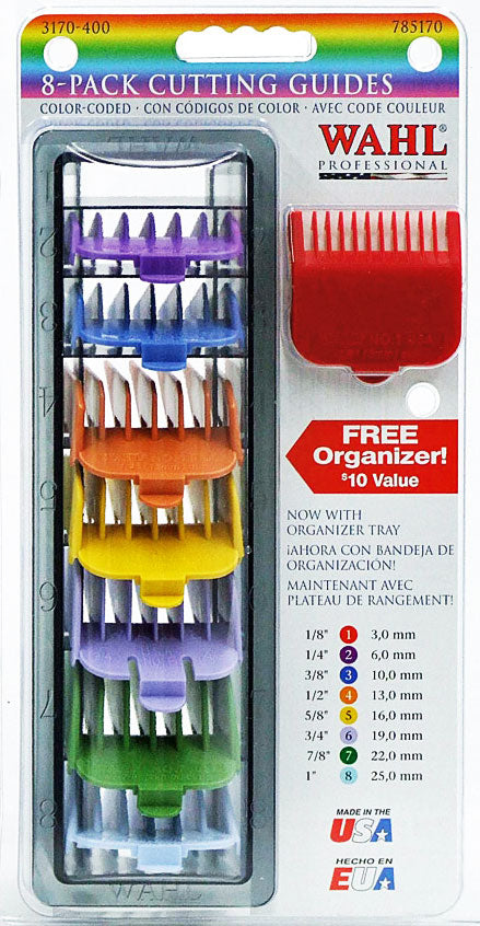 Wahl Professional Aufsteckkamm-Set - 8 St. bunt / SKU 3170-400