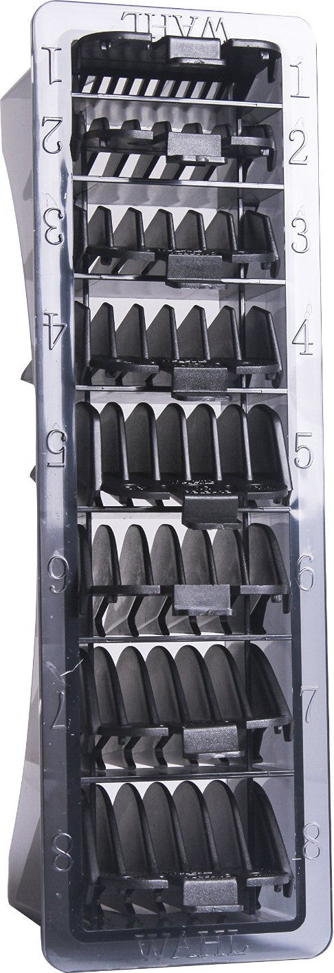 Wahl Professional Nylon Aufsteckkamm-Set - 8 St. schwarz / SKU 3170-500