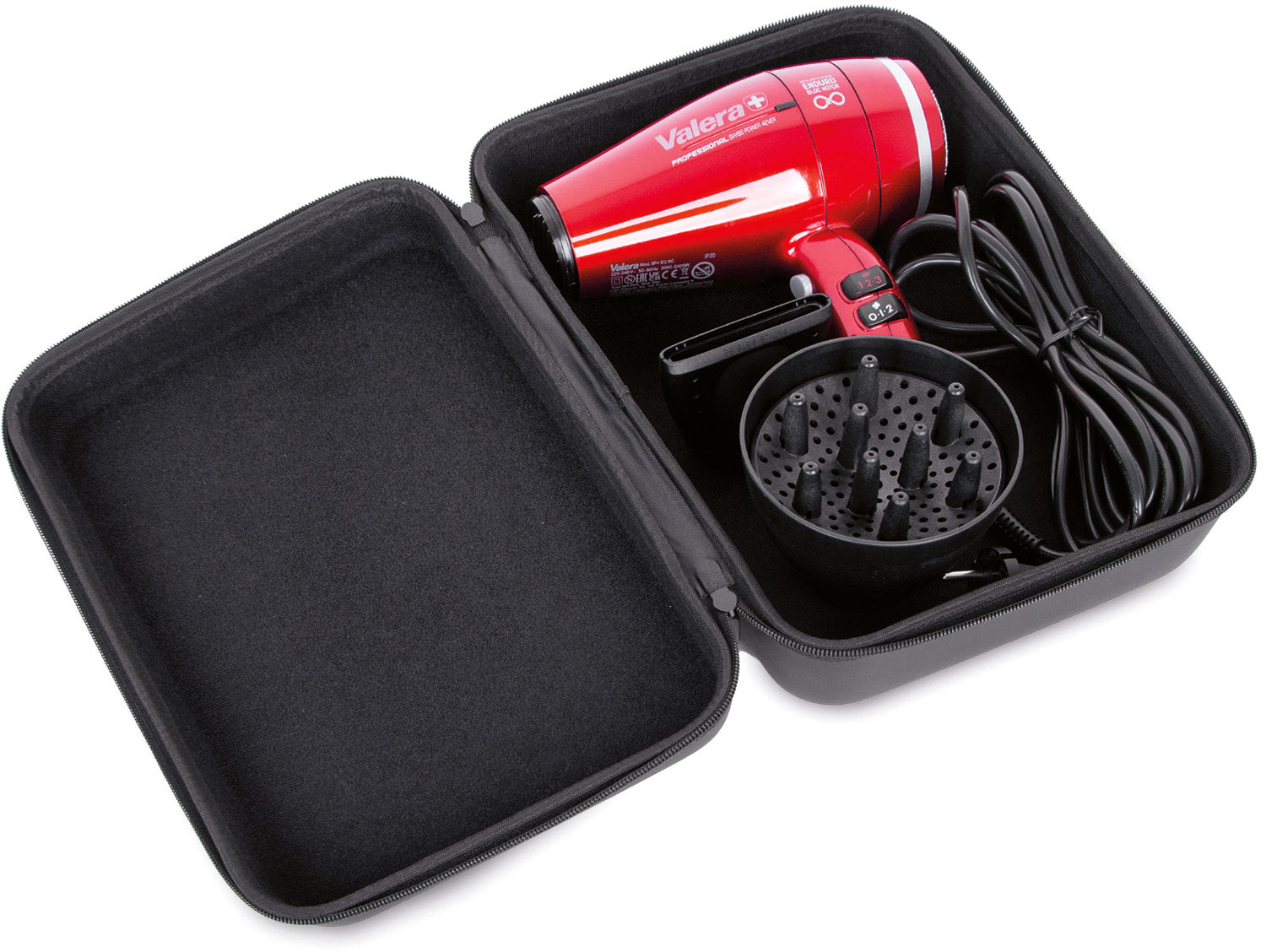 Valera Schwarzes Deluxe Etui für Haartrockner