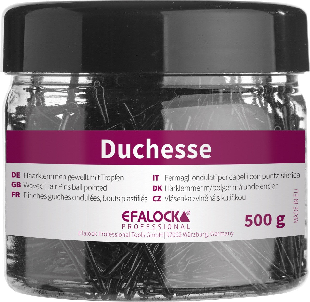 Efalock Duchesse 5 cm Schwarz 500 g