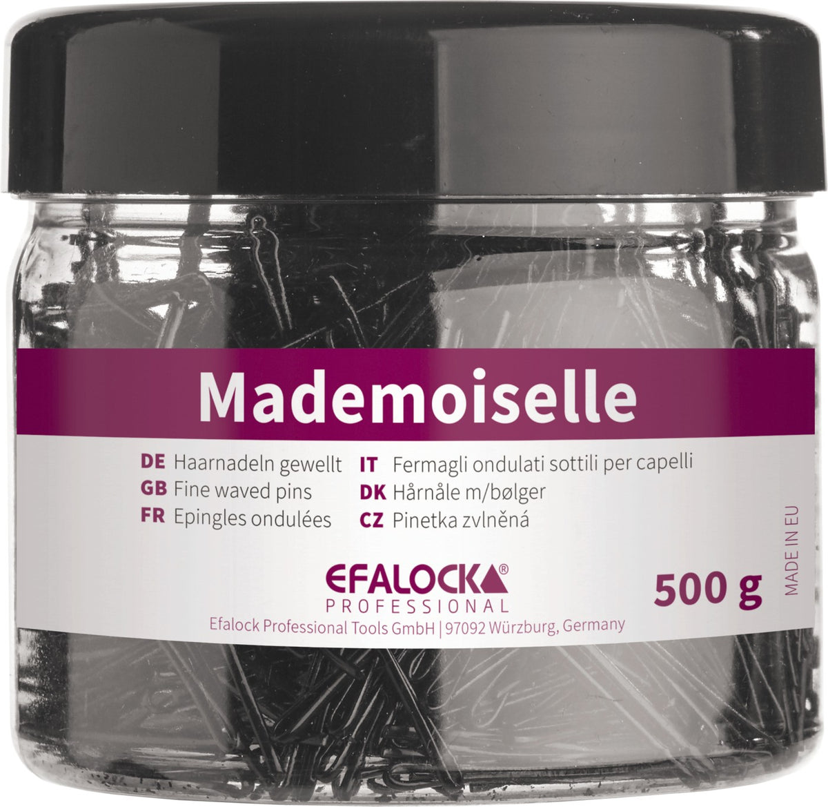 Efalock Mademoiselle 45 mm Schwarz 500 g
