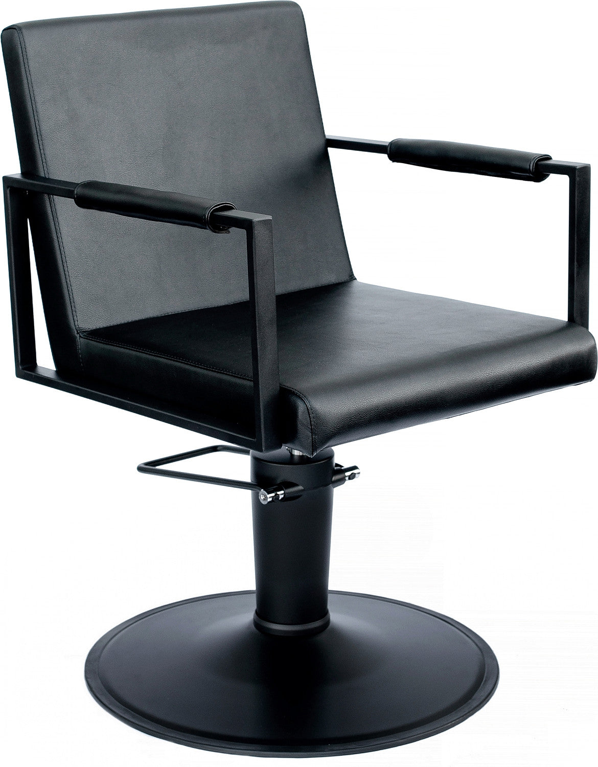 Hairway Friseurstuhl "John" mit rundem Bodenteller / SKU 56018-YD29-A12