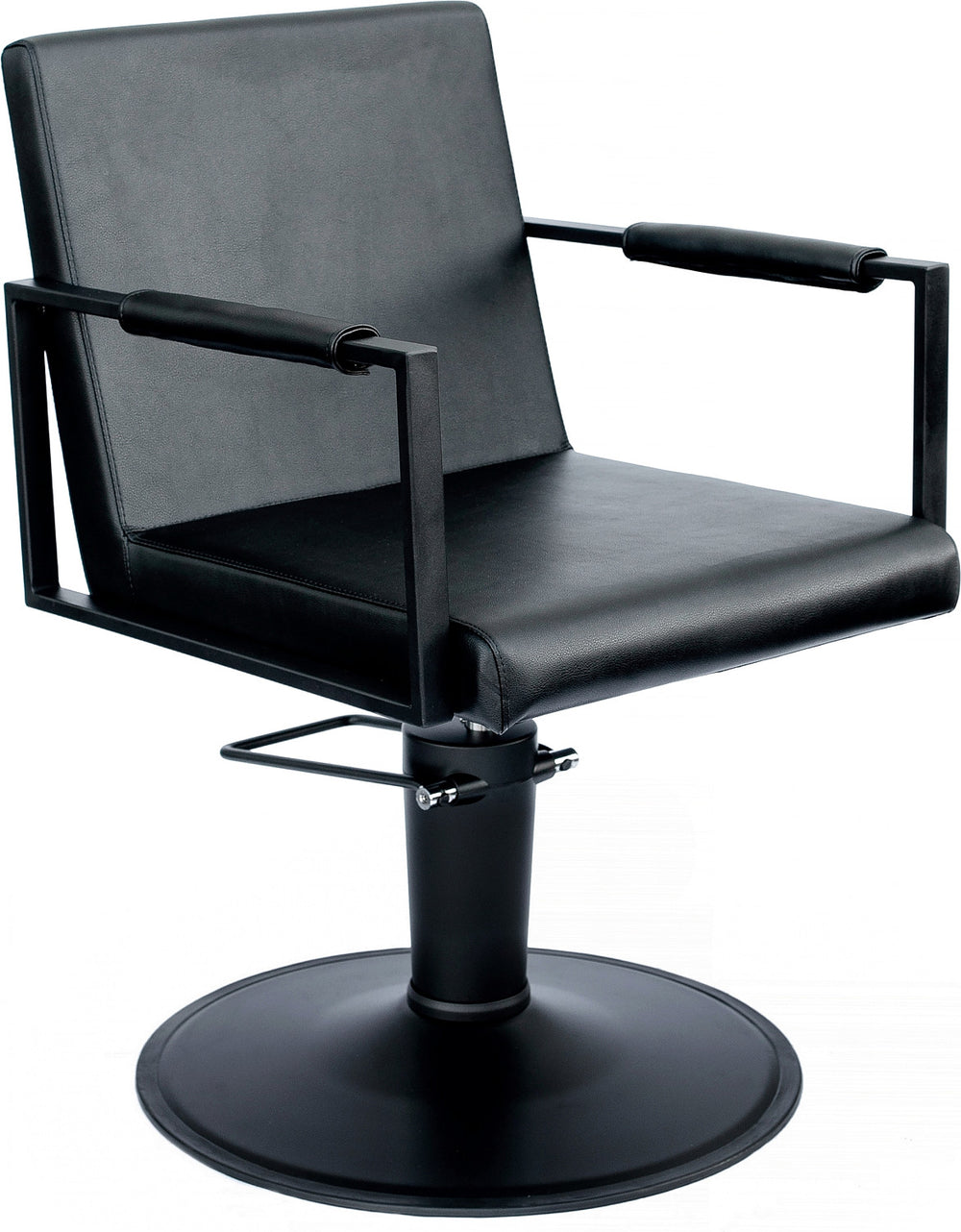 Hairway Friseurstuhl "John" mit rundem Bodenteller / SKU 56018-YD29-A12