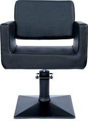 Hairway Friseurstuhl Sandro Black schwarz matt