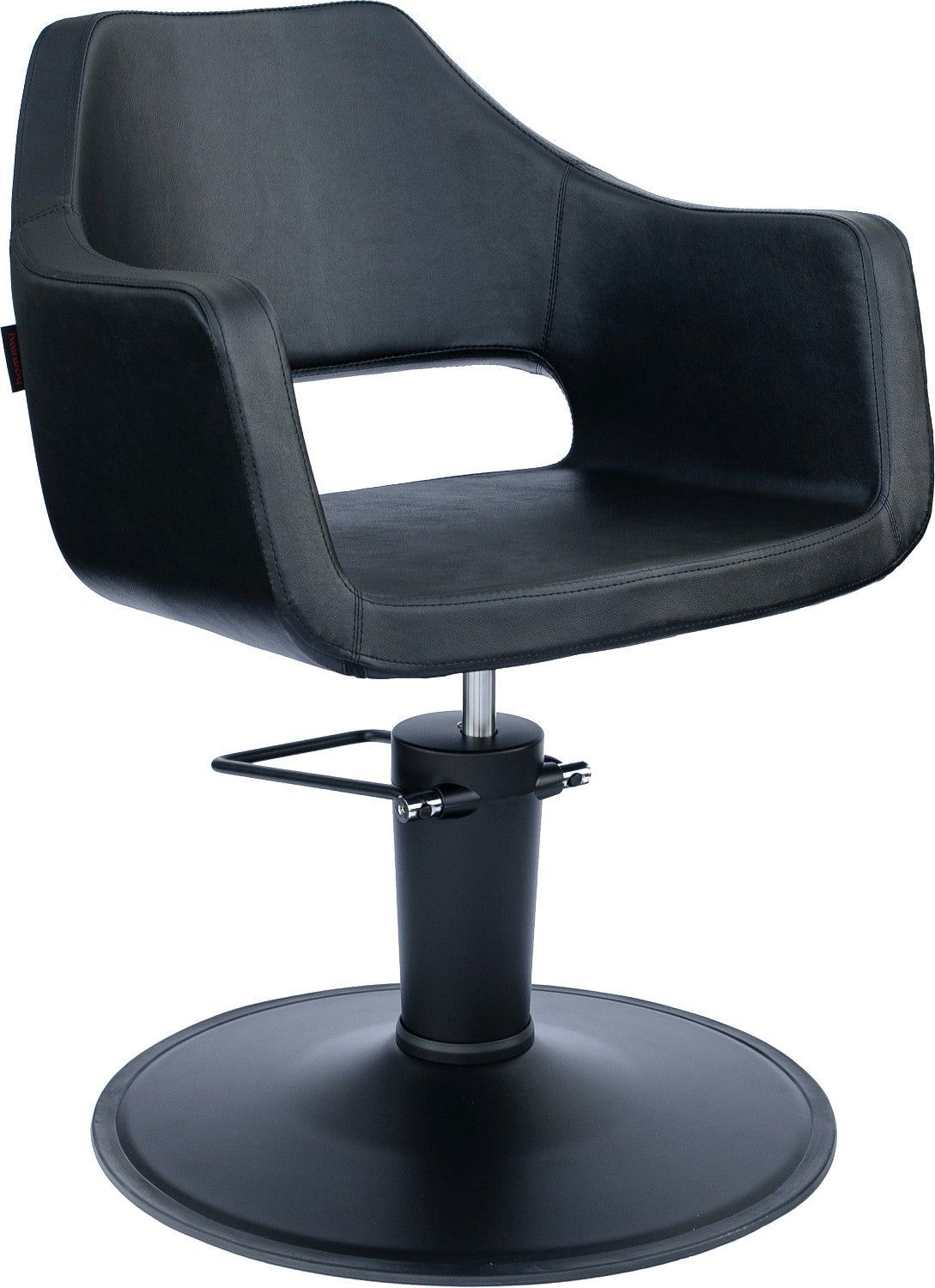Hairway Friseustuhl "Neo Black" schwarz matt / SKU 56056-YD29-D-B