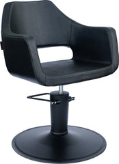 Hairway Friseustuhl "Neo Black" schwarz matt / SKU 56056-YD29-D-B