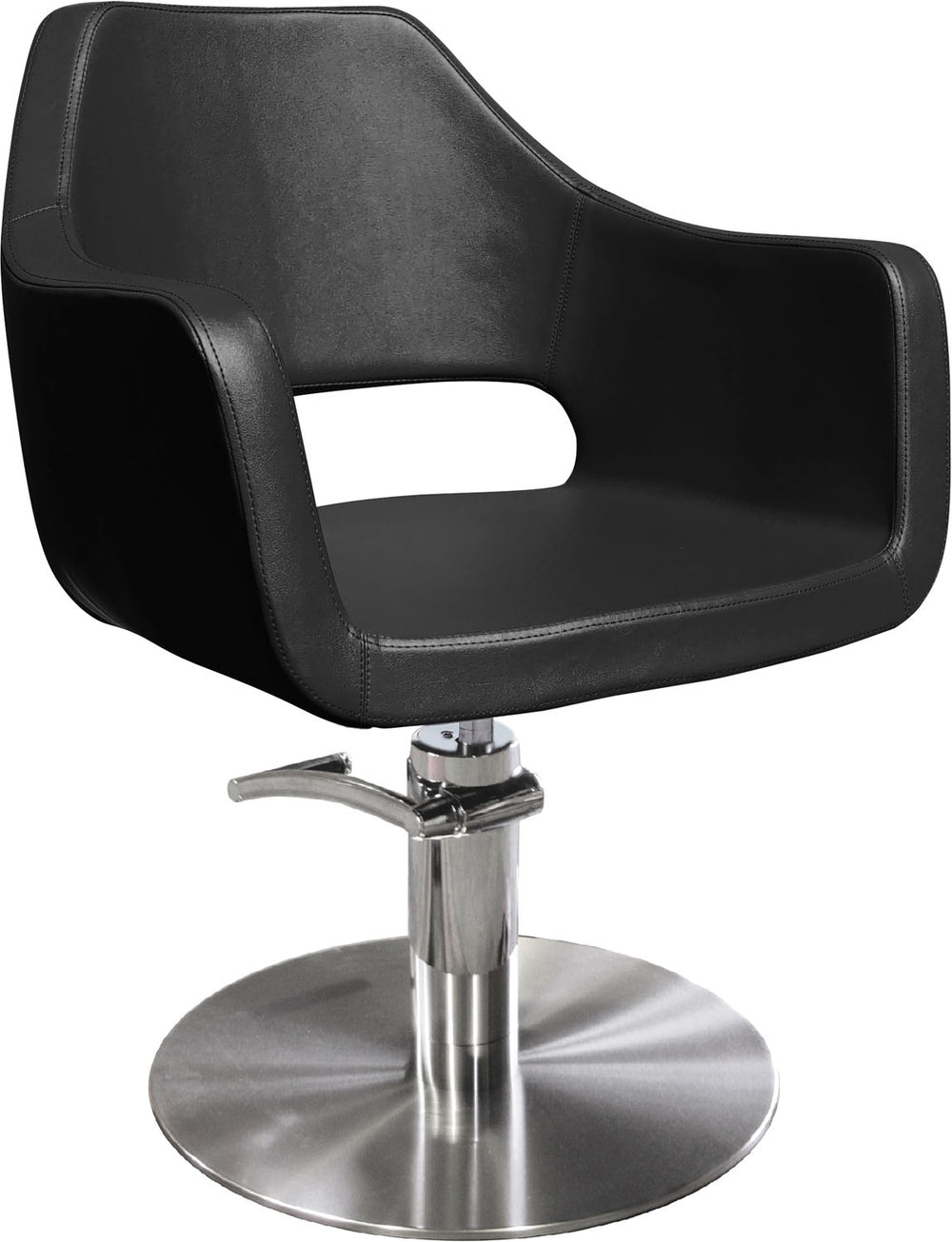 Hairway Friseustuhl "Neo Deluxe" schwarz / SKU 56056-YD29-D