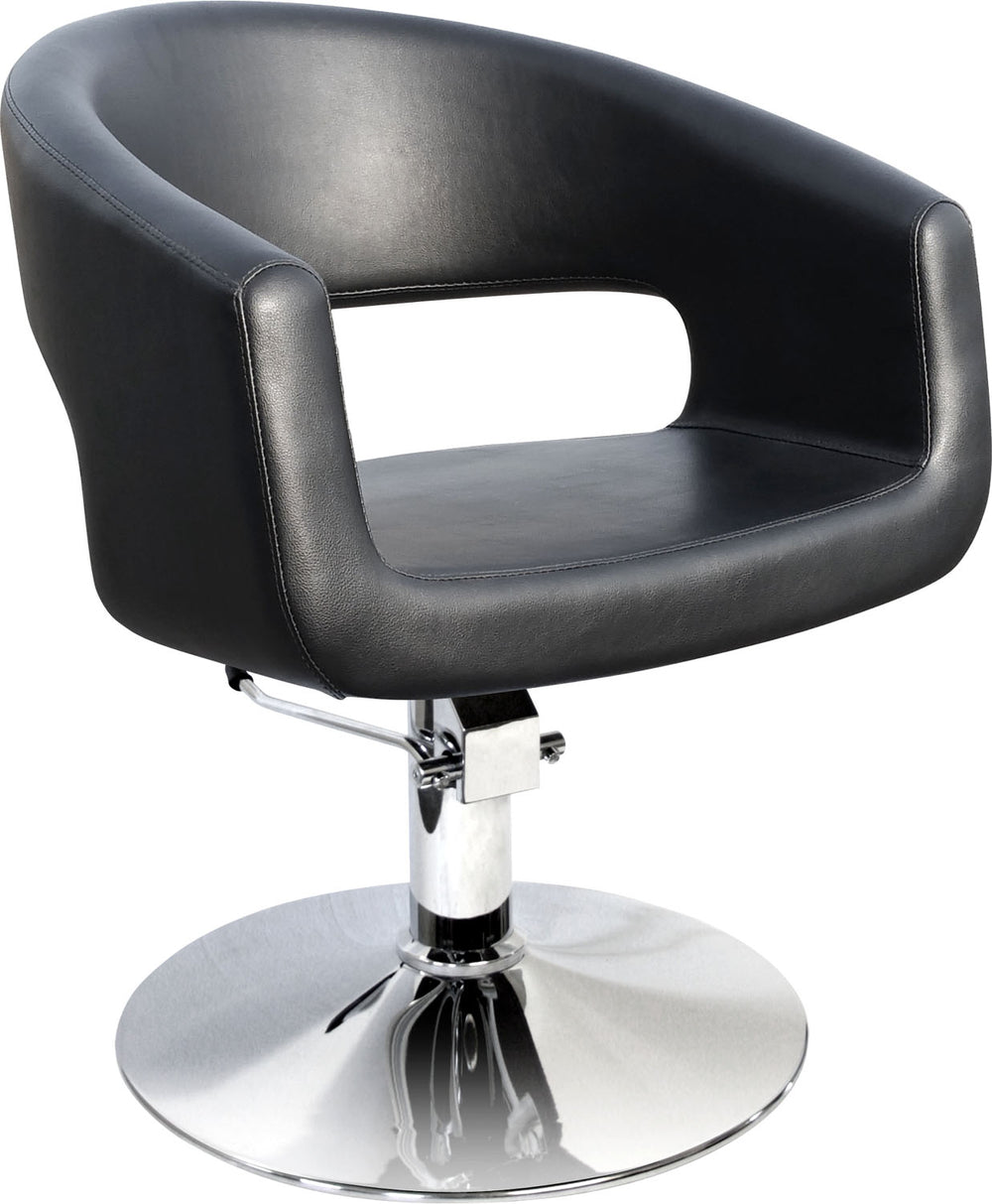 Hairway Friseurstuhl "Retro” schwarz / SKU 56083-YD29