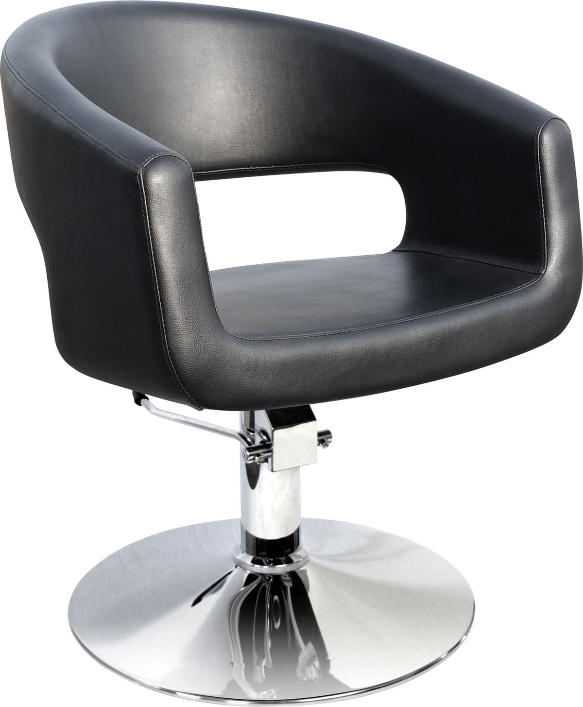Hairway Friseurstuhl "Retro” schwarz / SKU 56083-YD29