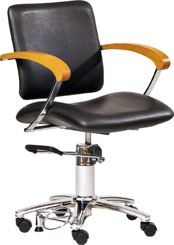 Hairway Friseurstuhl "Augusta" auf Rollen / SKU 56113-WB-11