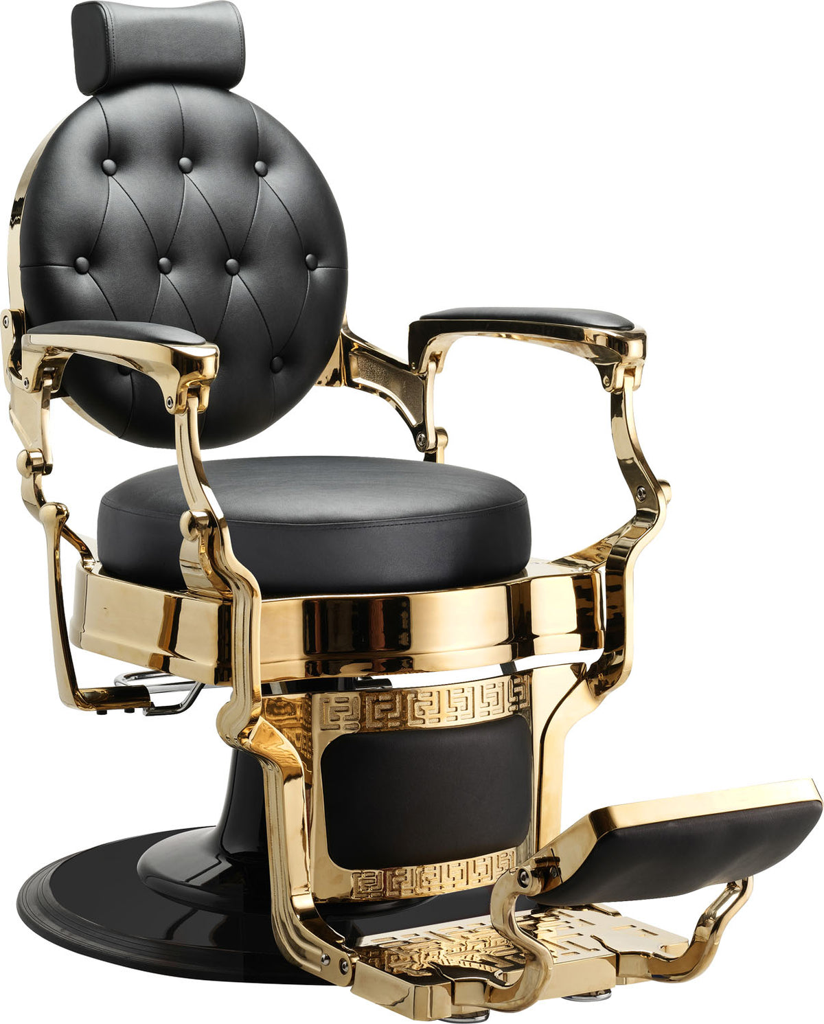 Hairway Herrenbedienungsstuhl "Romeo" gold / SKU 56258-GOLD