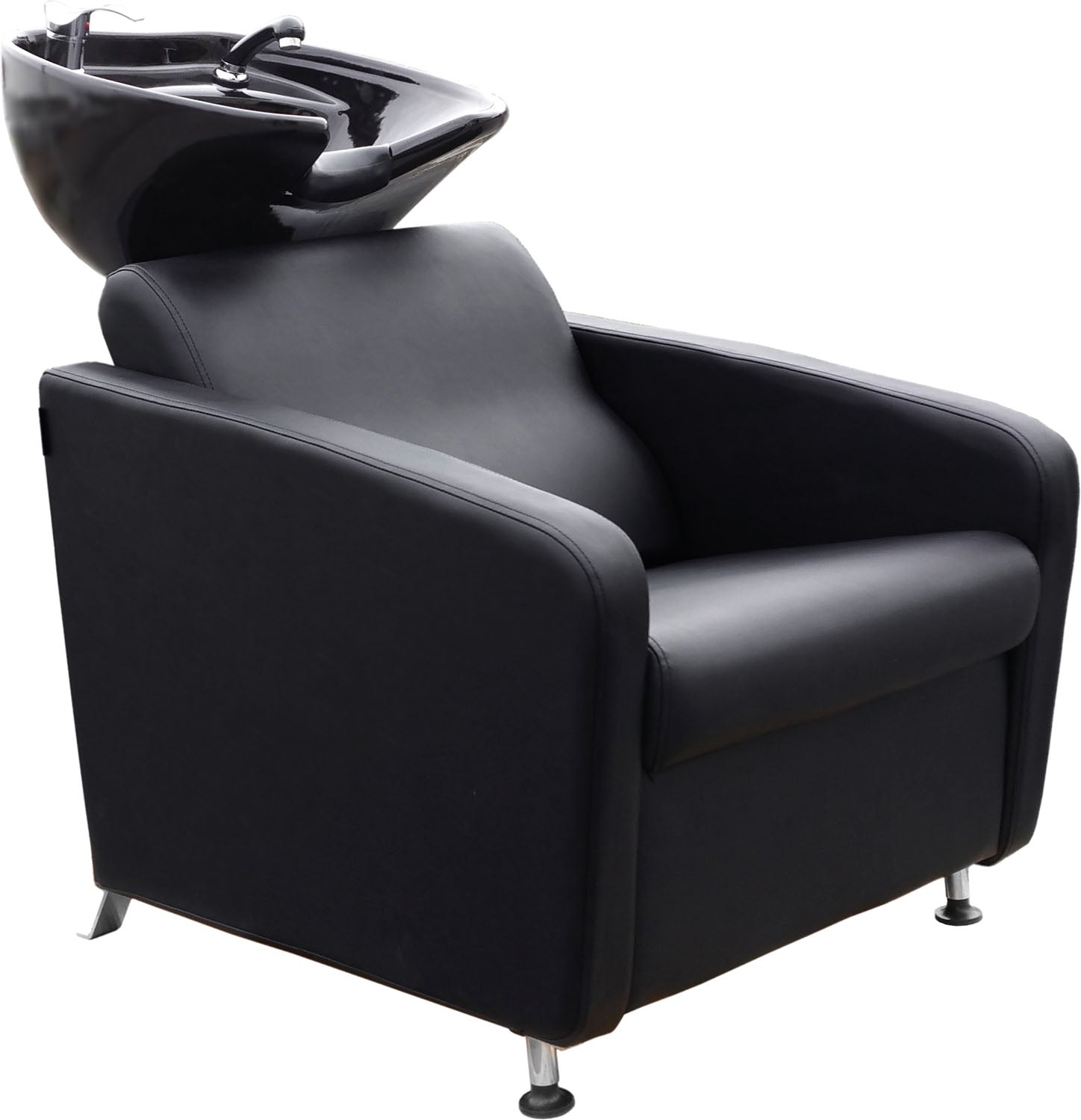 Hairway Rückwärtswaschbecken "Domino" schwarz / SKU 57009-YD29-B
