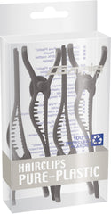 Comair Hairclips Pure Plastic 4er Pack