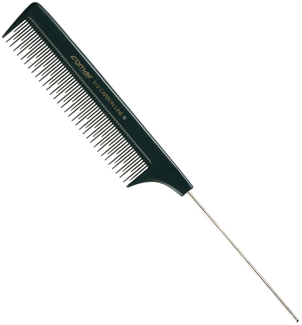 Comair Toupierkamm Black Profi Line No. 512