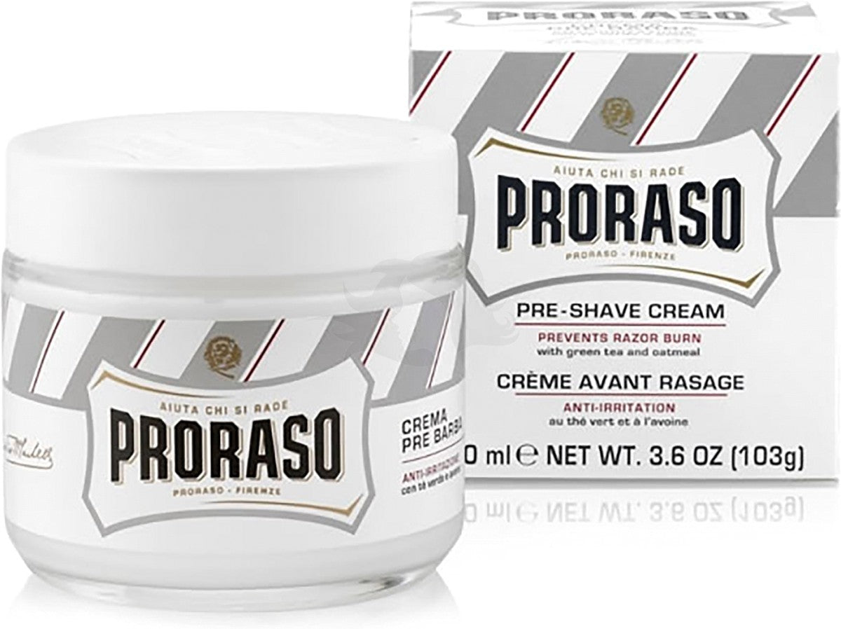 Proraso Preshave Creme Weiß 100 ml / SKU 8004395000036