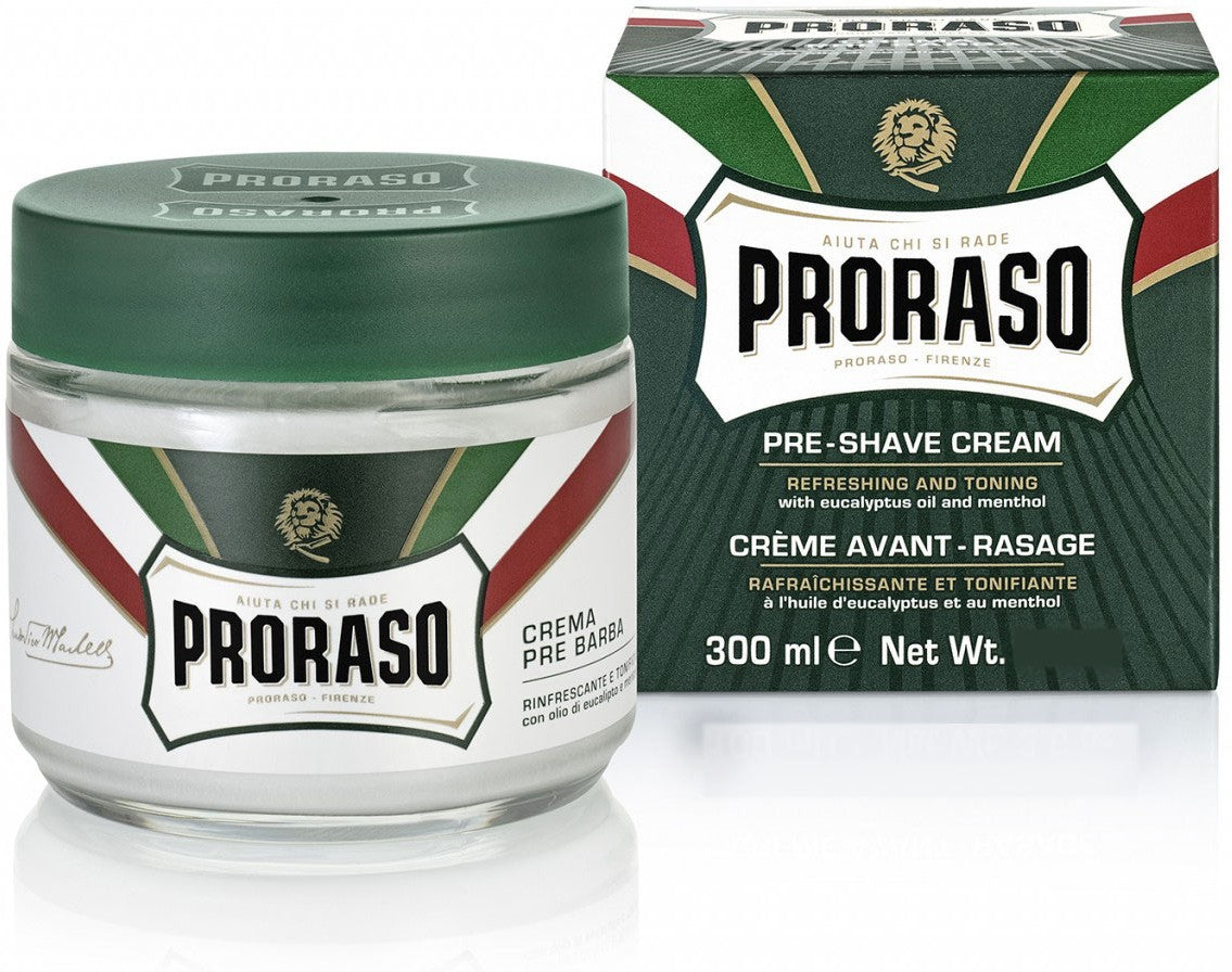 Proraso Preshave Creme Grün 300 ml / SKU 8004395001040