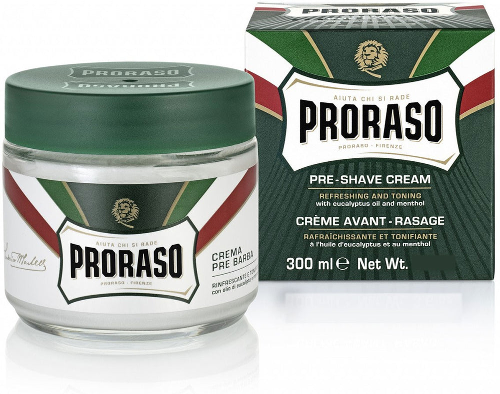 Proraso Preshave Creme Grün 300 ml / SKU 8004395001040