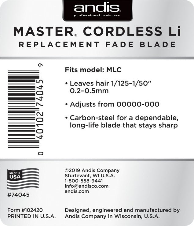 Andis Schneidkopf Master Cordless