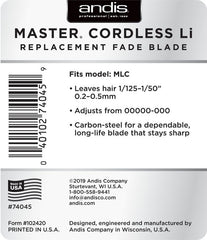 Andis Schneidkopf Master Cordless