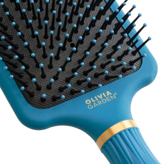 Olivia Garden NanoThermic Paddle Peacock