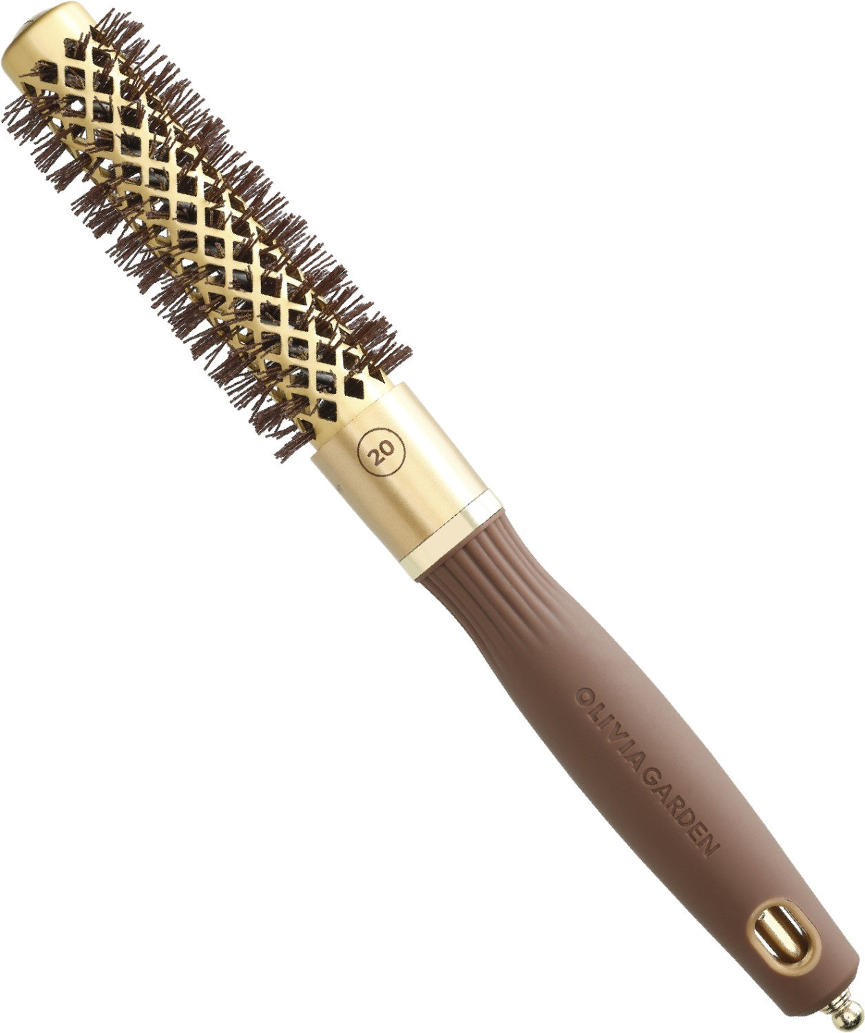 Olivia Garden Expert Blowout Shine Gold & Brown 20 mm