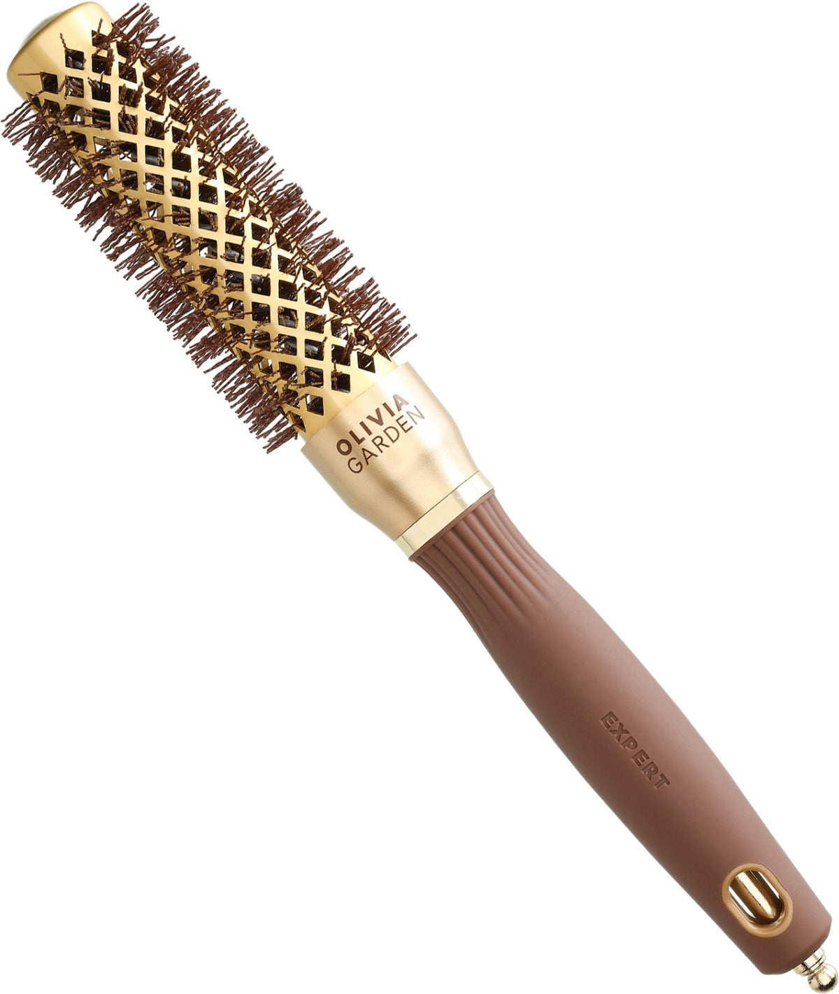 Olivia Garden Expert Blowout Shine Gold & Brown 25 mm