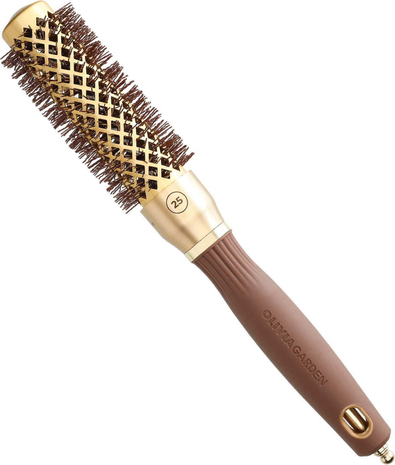 Olivia Garden Expert Blowout Shine Gold & Brown 25 mm