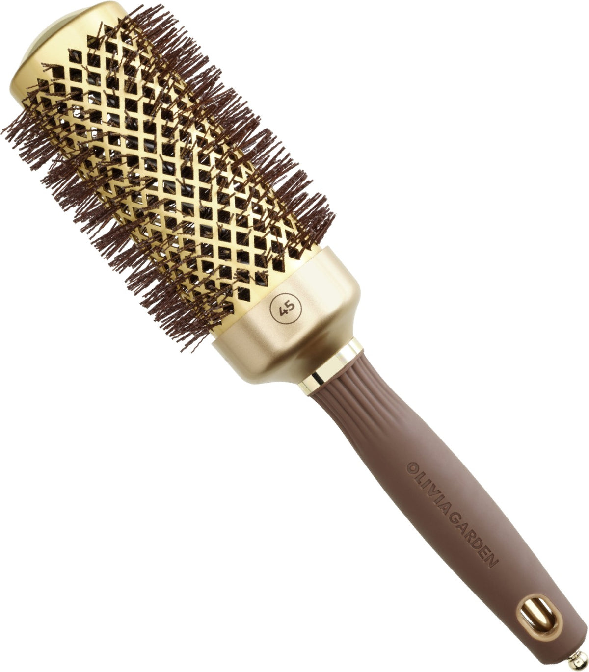 Olivia Garden Expert Blowout Shine Gold & Brown 45 mm