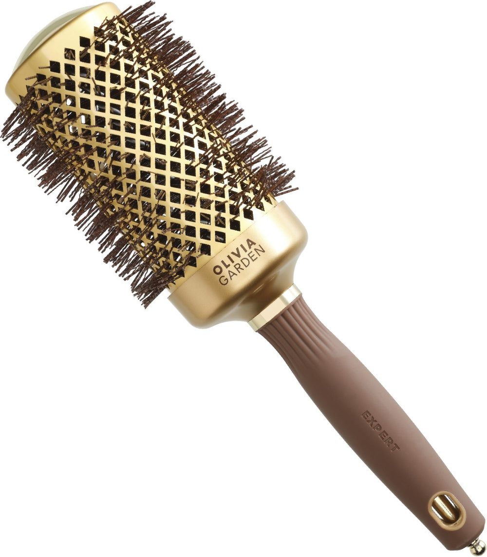 Olivia Garden Expert Blowout Shine Gold & Brown 55 mm