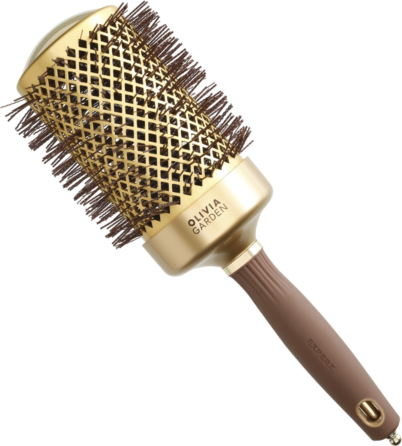 Olivia Garden Expert Blowout Shine Gold & Brown 65 mm