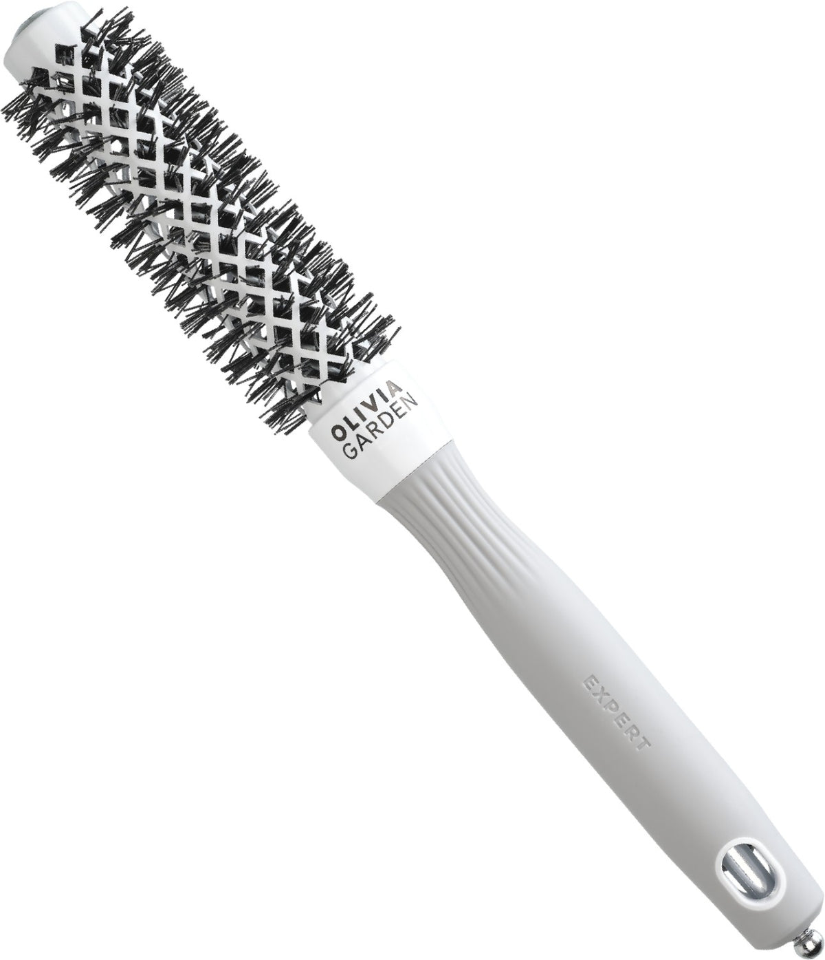 Olivia Garden Expert Blowout Shine White & Grey 20 mm