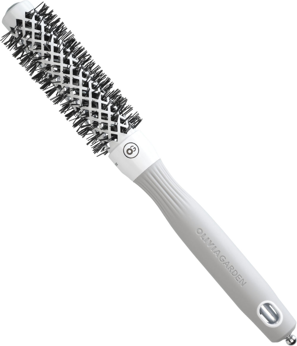 Olivia Garden Expert Blowout Shine White & Grey 20 mm