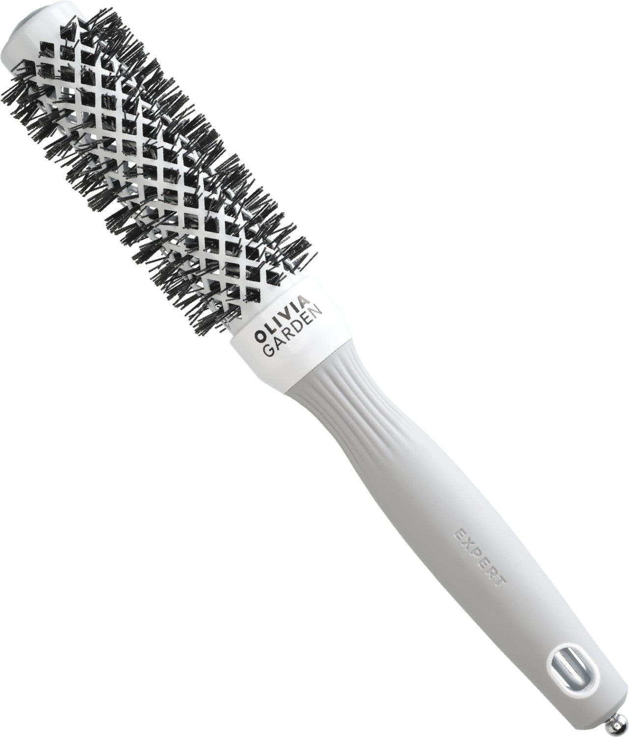 Olivia Garden Expert Blowout Shine White & Grey 25 mm