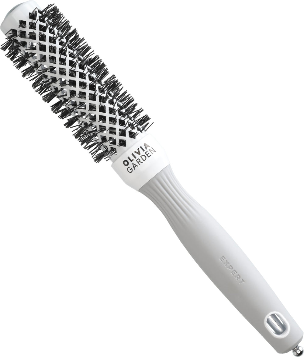 Olivia Garden Expert Blowout Shine White & Grey 25 mm