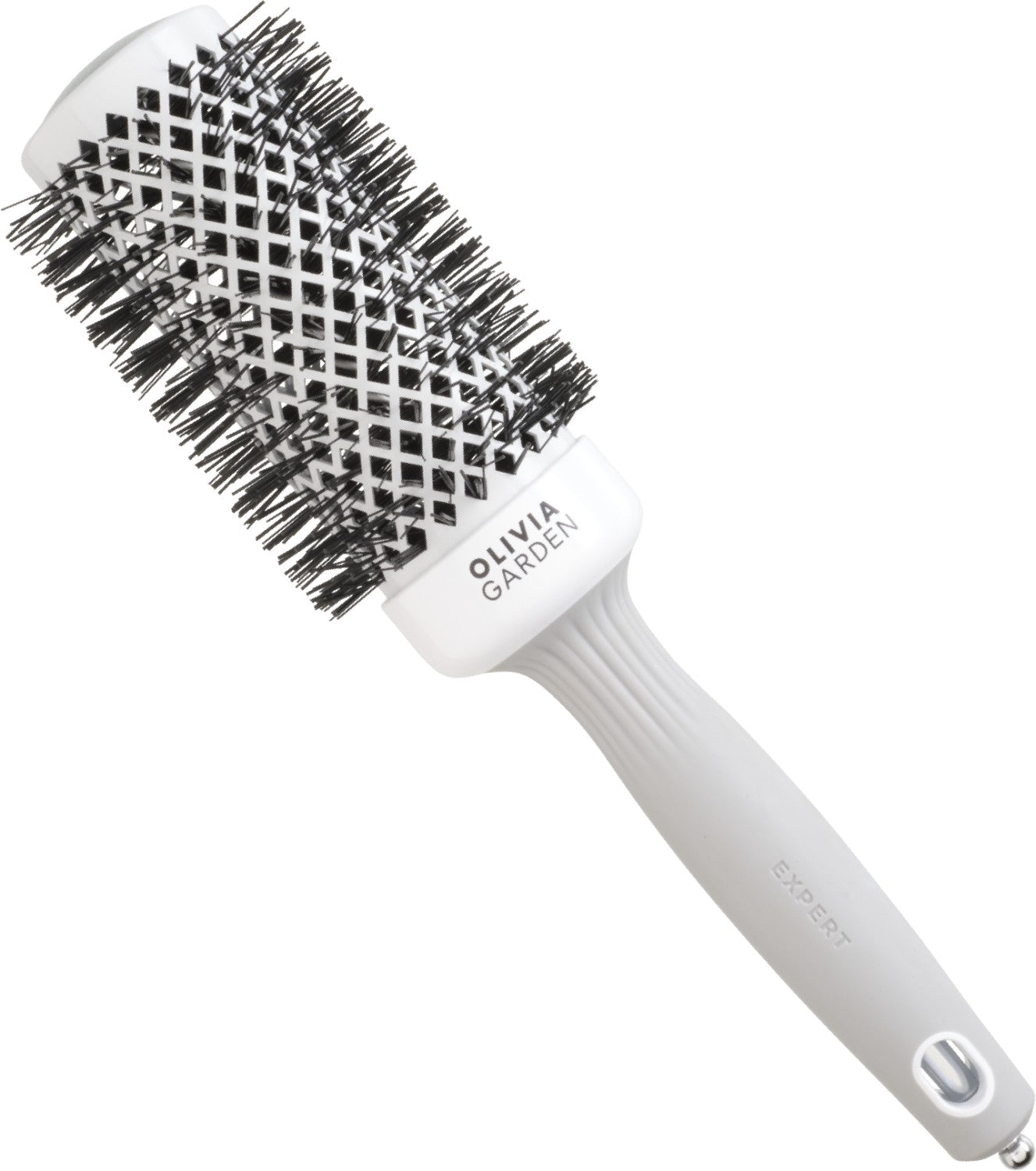 Olivia Garden Expert Blowout Shine White & Grey 45 mm