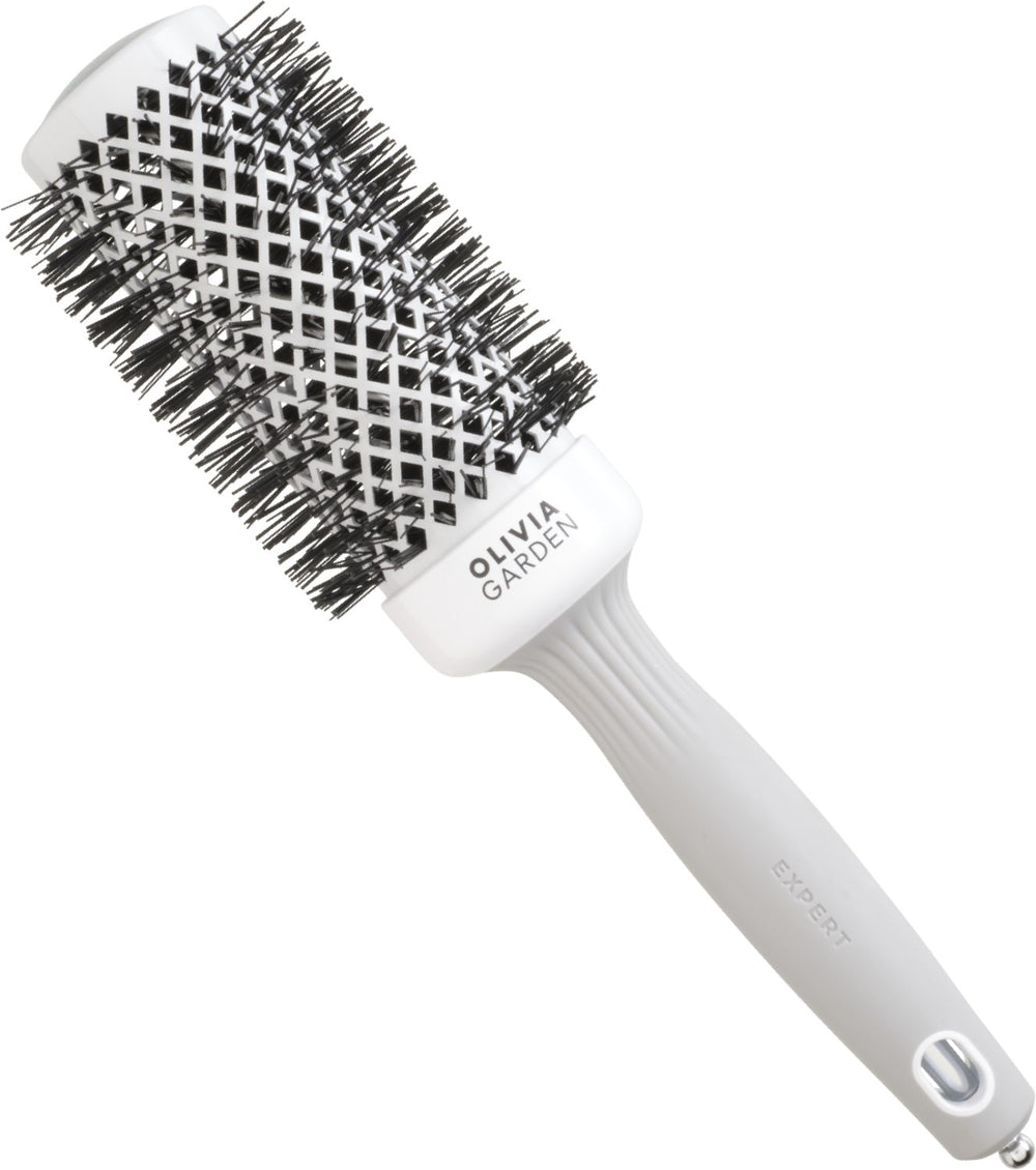 Olivia Garden Expert Blowout Shine White & Grey 45 mm