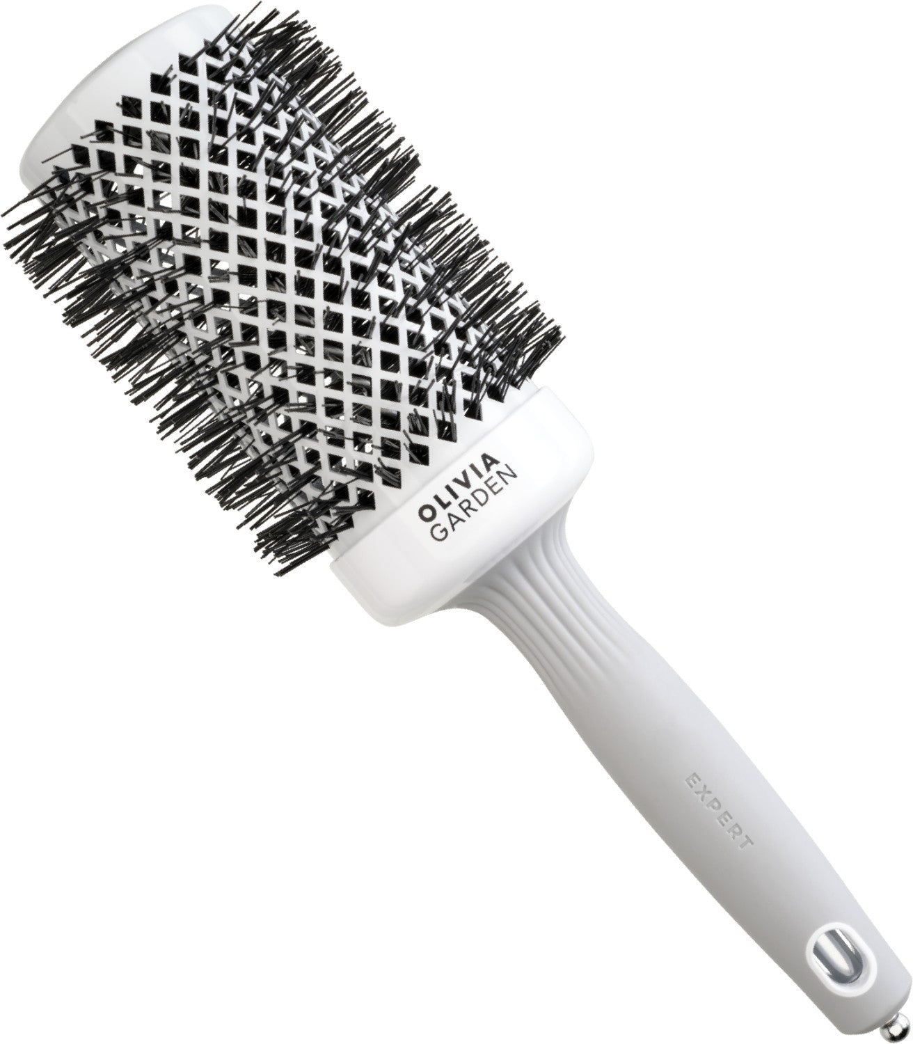 Olivia Garden Expert Blowout Shine White & Grey 55 mm