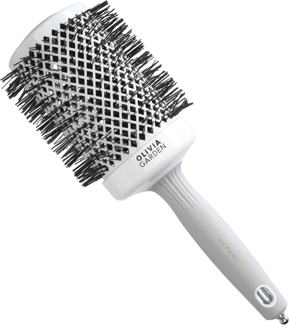 Olivia Garden Expert Blowout Shine White & Grey 65 mm