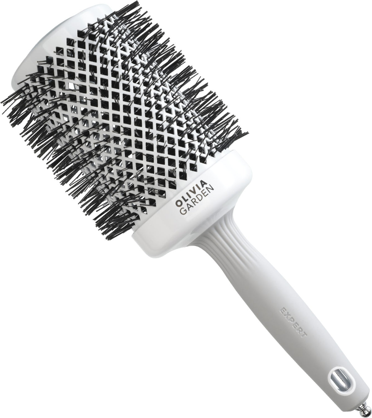 Olivia Garden Expert Blowout Shine White & Grey 65 mm