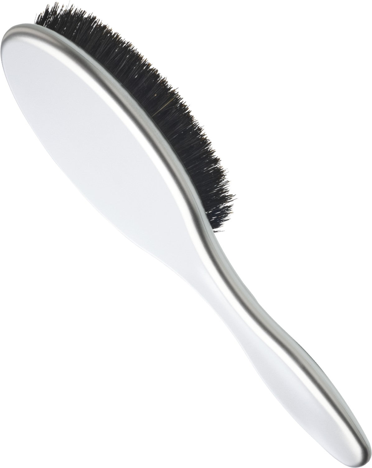 Olivia Garden Expert Care Oval Silber mit Wildschweinborsten