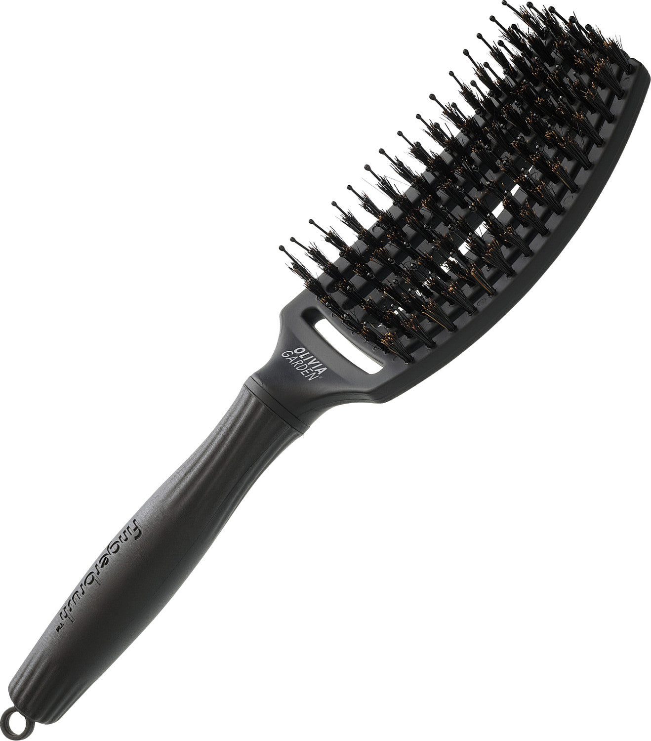 Olivia Garden Fingerbrush Combo Medium Full Black