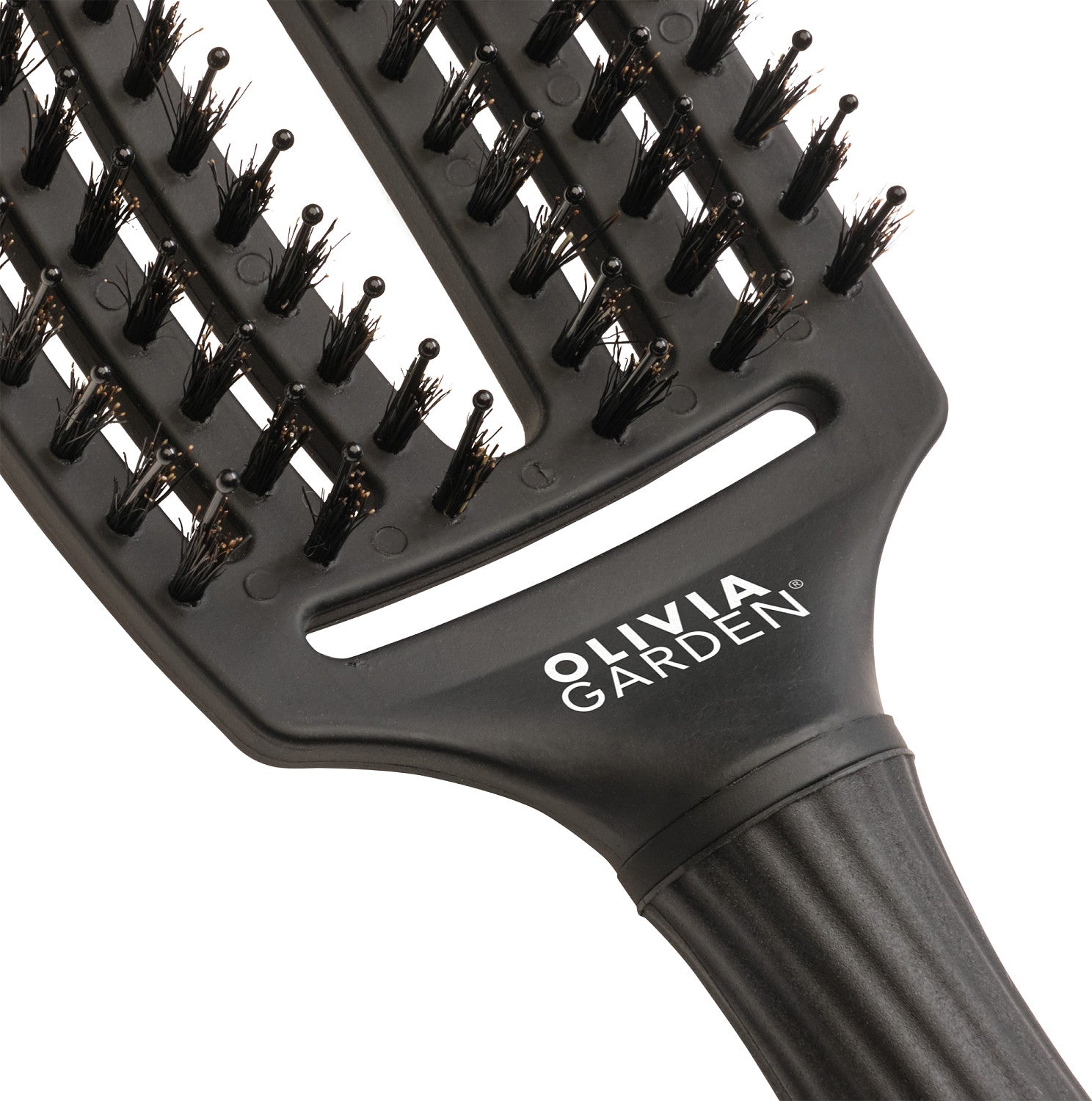 Olivia Garden Fingerbrush Combo Medium Full Black