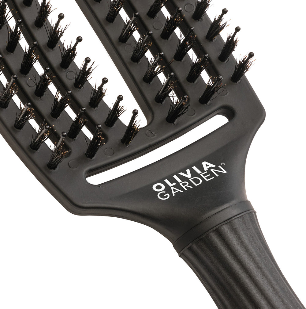 Olivia Garden Fingerbrush Combo Medium Full Black